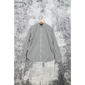 The Kooples Gray Stripe Long Sleeve Slim Fit Button Shirt Size L Large